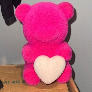 Charming Pink Teddy Bear with Heart